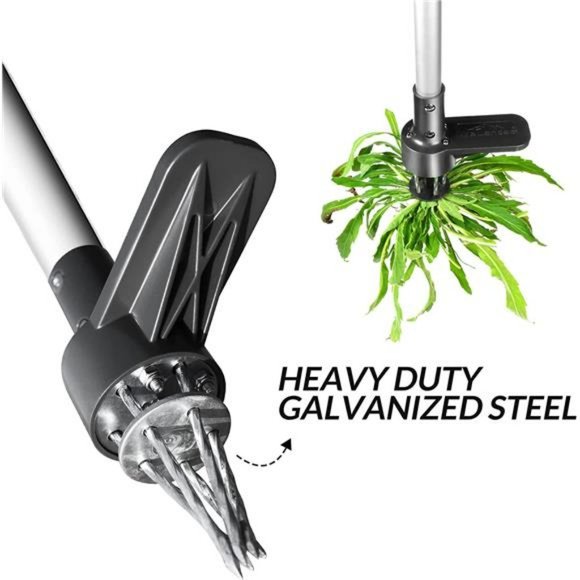 Weed Puller, Long Handle Garden Weeding Tool with 5 Claws,(1 Pack) - Picture 2 of 6